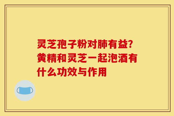 灵芝孢子粉对肺有益?黄精和灵芝一起泡酒有什么功效与作用-第1张图片-灵芝之家 灵芝孢子粉对肺有益?黄精和灵芝一起泡酒有什么功效与作用-第1张图片-灵芝之家