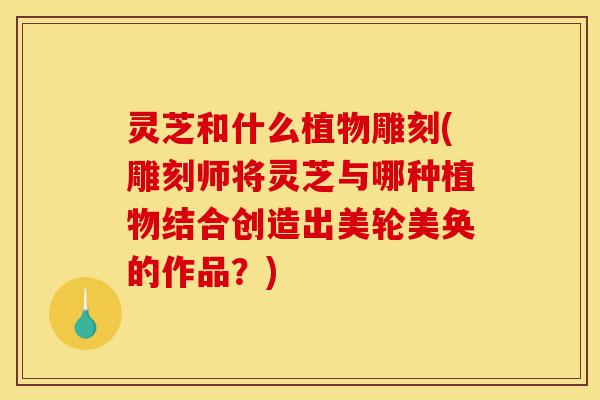 灵芝和什么植物雕刻(雕刻师将灵芝与哪种植物结合创造出美轮美奂的作品?)-第1张图片-灵芝之家 灵芝和什么植物雕刻(雕刻师将灵芝与哪种植物结合创造出美轮美奂的作品?)-第1张图片-灵芝之家
