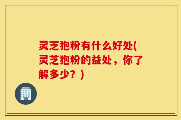 灵芝狍粉有什么好处(灵芝狍粉的益处,你了解多少?)-第1张图片-灵芝之家 灵芝狍粉有什么好处(灵芝狍粉的益处,你了解多少?)-第1张图片-灵芝之家