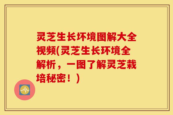 灵芝生长坏境图解大全视频(灵芝生长环境全解析,一图了解灵芝栽培秘密!)-第1张图片-灵芝之家 灵芝生长坏境图解大全视频(灵芝生长环境全解析,一图了解灵芝栽培秘密!)-第1张图片-灵芝之家