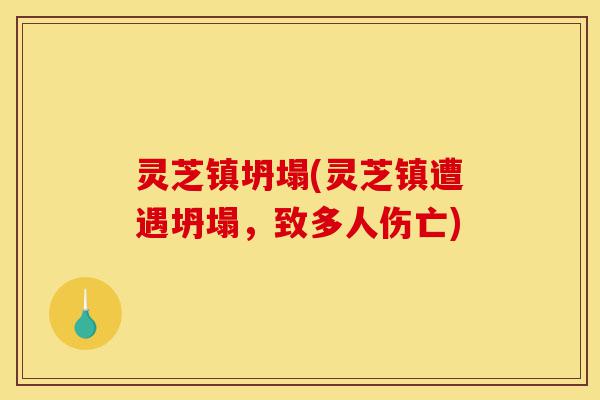 灵芝镇坍塌(灵芝镇遭遇坍塌,致多人伤亡)-第1张图片-灵芝之家 灵芝镇坍塌(灵芝镇遭遇坍塌,致多人伤亡)-第1张图片-灵芝之家