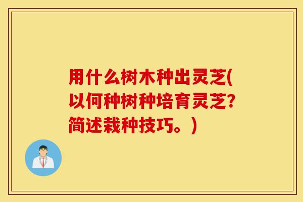 用什么树木种出灵芝(以何种树种培育灵芝?简述栽种技巧。)-第1张图片-灵芝之家 用什么树木种出灵芝(以何种树种培育灵芝?简述栽种技巧。)-第1张图片-灵芝之家