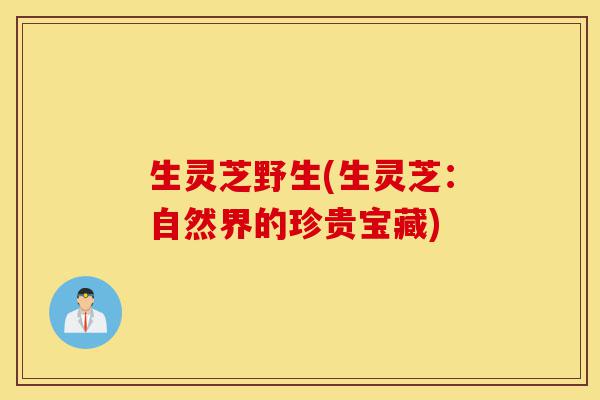 生灵芝野生(生灵芝:自然界的珍贵宝藏)-第1张图片-灵芝之家 生灵芝野生(生灵芝:自然界的珍贵宝藏)-第1张图片-灵芝之家