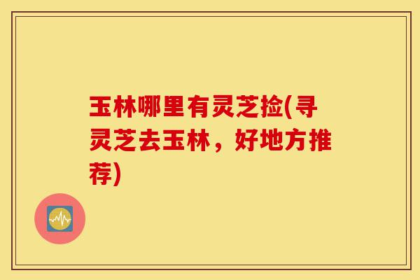 玉林哪里有灵芝捡(寻灵芝去玉林，好地方推荐)-第1张图片-灵芝之家