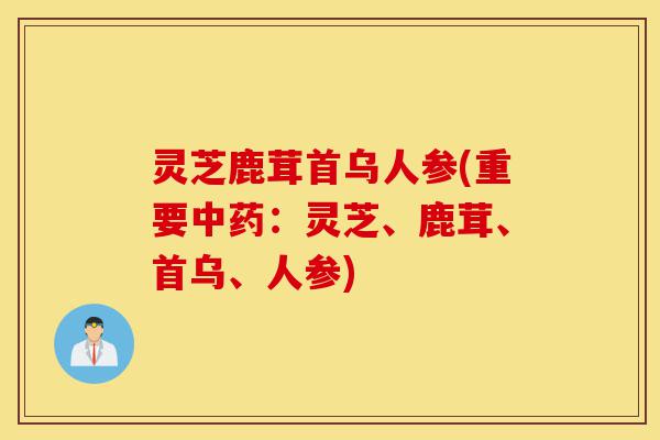 灵芝鹿茸首乌人参(重要中药:灵芝、鹿茸、首乌、人参)-第1张图片-灵芝之家 灵芝鹿茸首乌人参(重要中药:灵芝、鹿茸、首乌、人参)-第1张图片-灵芝之家