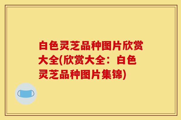 白色灵芝品种图片欣赏大全(欣赏大全:白色灵芝品种图片集锦)-第1张图片-灵芝之家 白色灵芝品种图片欣赏大全(欣赏大全:白色灵芝品种图片集锦)-第1张图片-灵芝之家