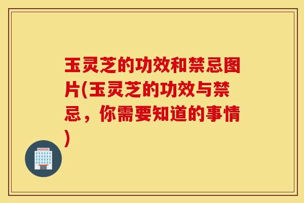 玉灵芝的功效和禁忌图片(玉灵芝的功效与禁忌,你需要知道的事情)-第1张图片-灵芝之家 玉灵芝的功效和禁忌图片(玉灵芝的功效与禁忌,你需要知道的事情)-第1张图片-灵芝之家