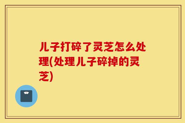 儿子打碎了灵芝怎么处理(处理儿子碎掉的灵芝)-第1张图片-灵芝之家 儿子打碎了灵芝怎么处理(处理儿子碎掉的灵芝)-第1张图片-灵芝之家