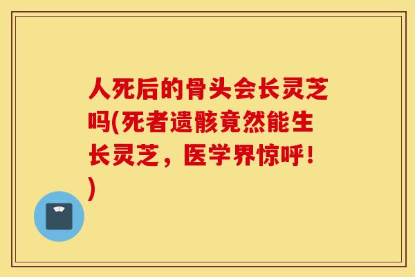 人死后的骨头会长灵芝吗(死者遗骸竟然能生长灵芝，医学界惊呼！)-第1张图片-灵芝之家