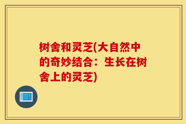 树舍和灵芝(大自然中的奇妙结合：生长在树舍上的灵芝)-第1张图片-灵芝之家