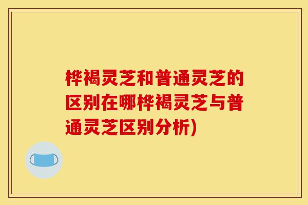 桦褐灵芝和普通灵芝的区别在哪桦褐灵芝与普通灵芝区别分析)-第1张图片-灵芝之家 桦褐灵芝和普通灵芝的区别在哪桦褐灵芝与普通灵芝区别分析)-第1张图片-灵芝之家