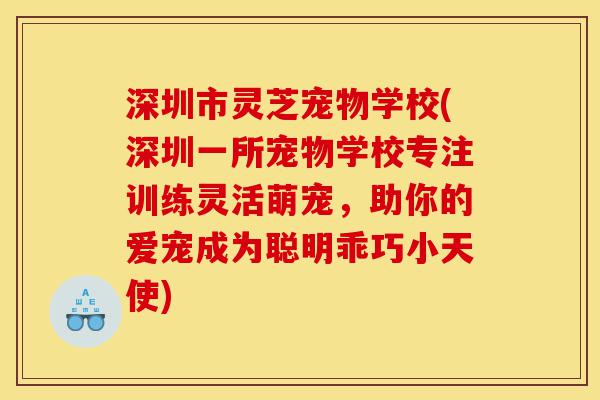 深圳市灵芝宠物学校(深圳一所宠物学校专注训练灵活萌宠，助你的爱宠成为聪明乖巧小天使)-第1张图片-灵芝之家