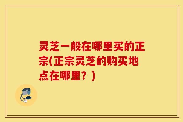 灵芝一般在哪里买的正宗(正宗灵芝的购买地点在哪里？)-第1张图片-灵芝之家