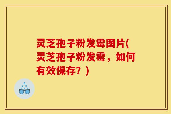 灵芝孢子粉发霉图片(灵芝孢子粉发霉，如何有效保存？)-第1张图片-灵芝之家