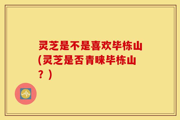 灵芝是不是喜欢毕栋山(灵芝是否青睐毕栋山?)-第1张图片-灵芝之家 灵芝是不是喜欢毕栋山(灵芝是否青睐毕栋山?)-第1张图片-灵芝之家