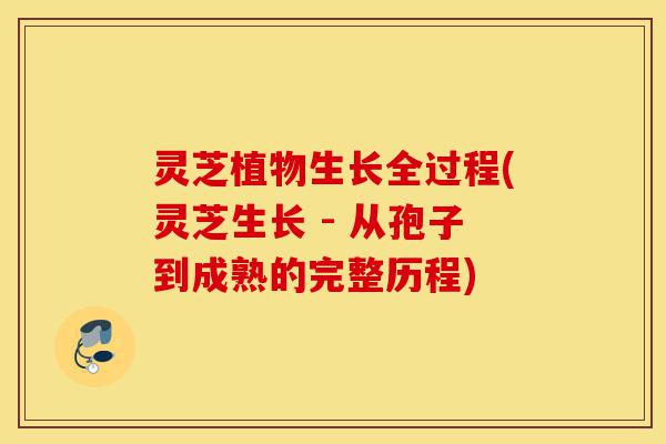 灵芝植物生长全过程(灵芝生长 - 从孢子到成熟的完整历程)-第1张图片-灵芝之家