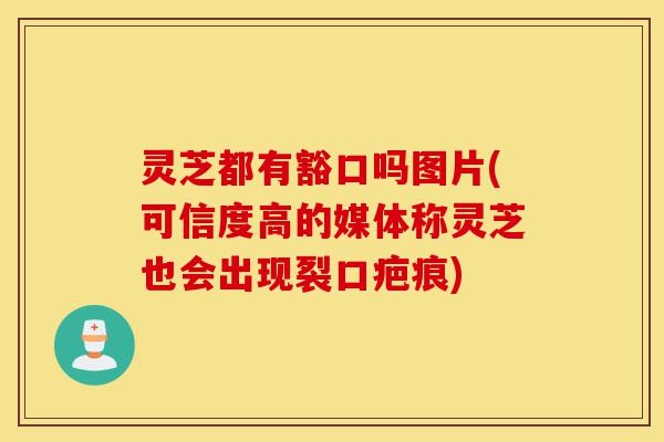 灵芝都有豁口吗图片(可信度高的媒体称灵芝也会出现裂口疤痕)-第1张图片-灵芝之家 灵芝都有豁口吗图片(可信度高的媒体称灵芝也会出现裂口疤痕)-第1张图片-灵芝之家