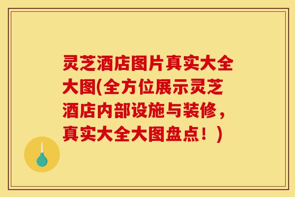 灵芝酒店图片真实大全大图(全方位展示灵芝酒店内部设施与装修，真实大全大图盘点！)-第1张图片-灵芝之家