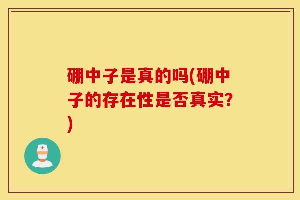 硼中子是真的吗(硼中子的存在性是否真实？)-第1张图片-灵芝之家
