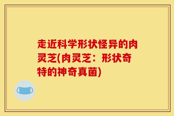 走近科学形状怪异的肉灵芝(肉灵芝：形状奇特的神奇真菌)-第1张图片-灵芝之家