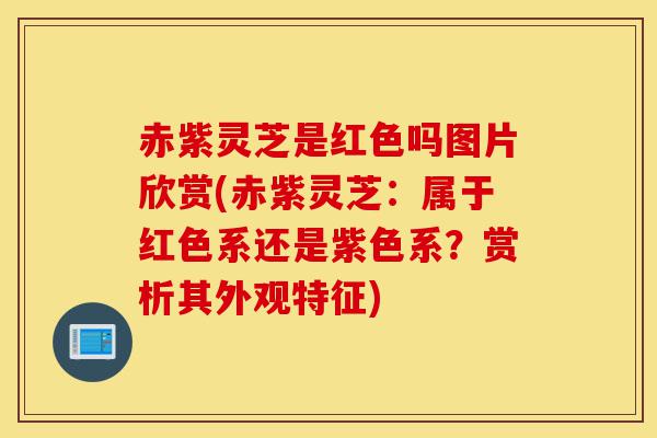 赤紫灵芝是红色吗图片欣赏(赤紫灵芝:属于红色系还是紫色系?赏析其外观特征)-第1张图片-灵芝之家 赤紫灵芝是红色吗图片欣赏(赤紫灵芝:属于红色系还是紫色系?赏析其外观特征)-第1张图片-灵芝之家