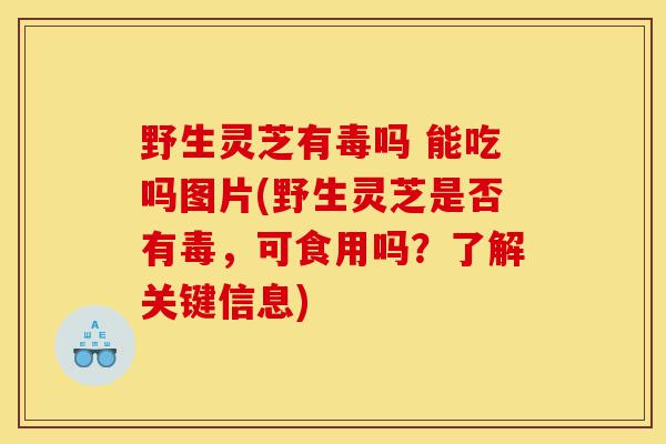 野生灵芝有毒吗 能吃吗图片(野生灵芝是否有毒,可食用吗?了解关键信息)-第1张图片-灵芝之家 野生灵芝有毒吗 能吃吗图片(野生灵芝是否有毒,可食用吗?了解关键信息)-第1张图片-灵芝之家