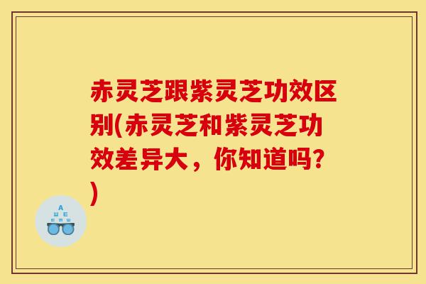 赤灵芝跟紫灵芝功效区别(赤灵芝和紫灵芝功效差异大，你知道吗？)-第1张图片-灵芝之家