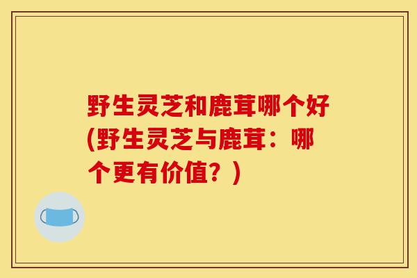 野生灵芝和鹿茸哪个好(野生灵芝与鹿茸:哪个更有价值?)-第1张图片-灵芝之家 野生灵芝和鹿茸哪个好(野生灵芝与鹿茸:哪个更有价值?)-第1张图片-灵芝之家
