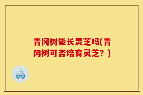 青冈树能长灵芝吗(青冈树可否培育灵芝?)-第1张图片-灵芝之家 青冈树能长灵芝吗(青冈树可否培育灵芝?)-第1张图片-灵芝之家