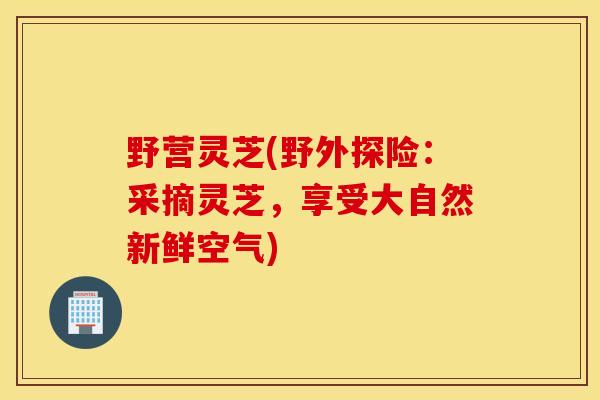 野营灵芝(野外探险:采摘灵芝,享受大自然新鲜空气)-第1张图片-灵芝之家 野营灵芝(野外探险:采摘灵芝,享受大自然新鲜空气)-第1张图片-灵芝之家