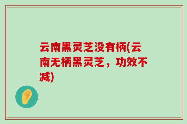 云南黑灵芝没有柄(云南无柄黑灵芝,功效不减)-第1张图片-灵芝之家 云南黑灵芝没有柄(云南无柄黑灵芝,功效不减)-第1张图片-灵芝之家