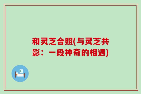 和灵芝合照(与灵芝共影:一段神奇的相遇)-第1张图片-灵芝之家 和灵芝合照(与灵芝共影:一段神奇的相遇)-第1张图片-灵芝之家