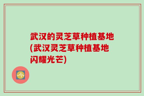 武汉的灵芝草种植基地(武汉灵芝草种植基地闪耀光芒)-第1张图片-灵芝之家 武汉的灵芝草种植基地(武汉灵芝草种植基地闪耀光芒)-第1张图片-灵芝之家