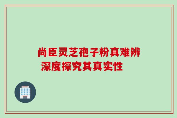 尚臣灵芝孢子粉真难辨 深度探究其真实性-第1张图片-灵芝之家 尚臣灵芝孢子粉真难辨 深度探究其真实性-第1张图片-灵芝之家